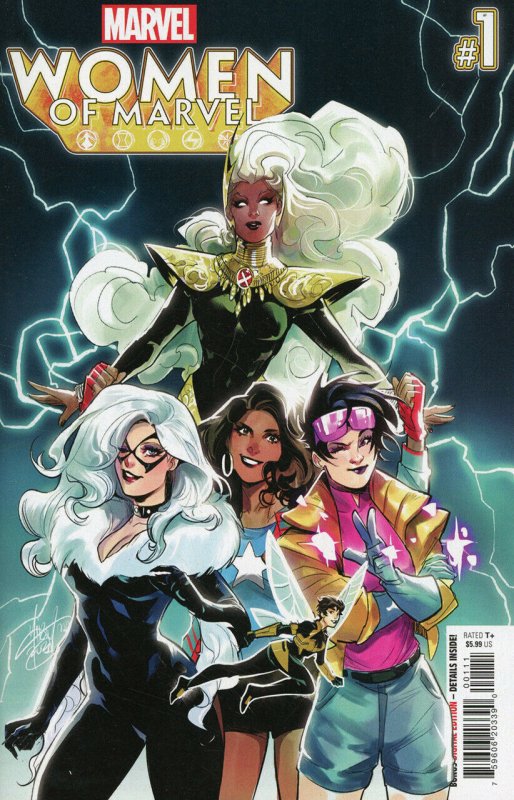 Women of Marvel #1 (Marvel Comics, 2022), raw, ungraded comic book — front cover