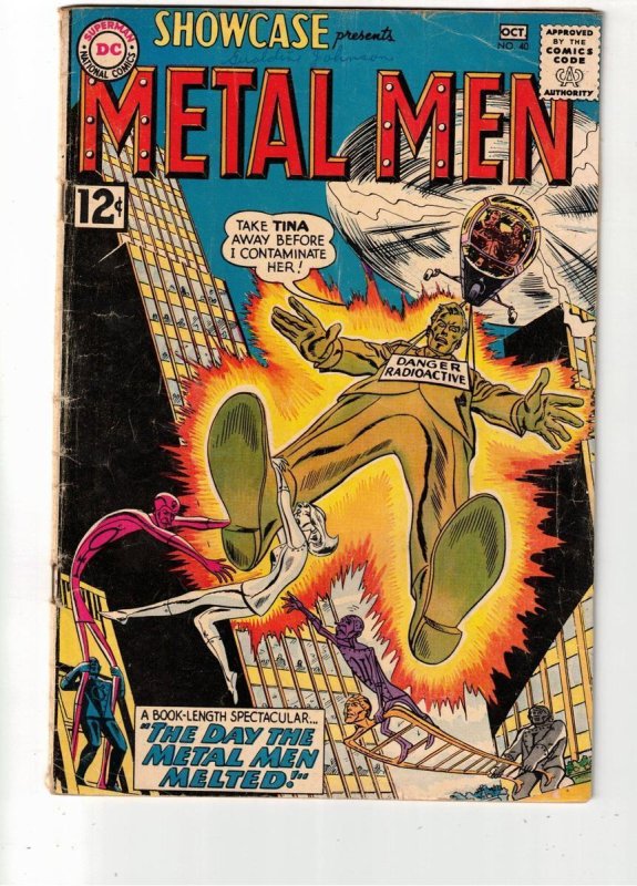 Showcase #40 (DC Comics, 1962), raw comic book in VG/FN condition — front cover