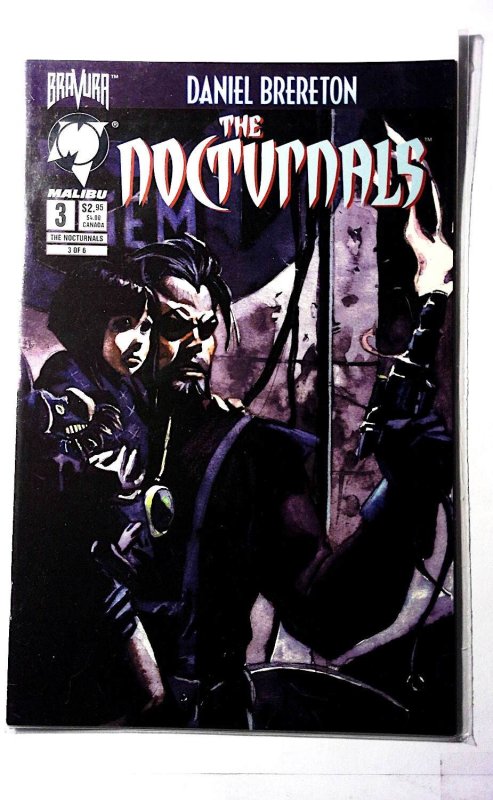 The Nocturnals #3 (1995), raw, ungraded comic book — front cover