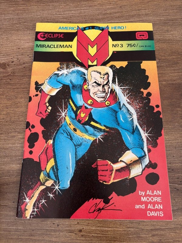 Miracleman #3, raw comic book in NM condition — front cover
