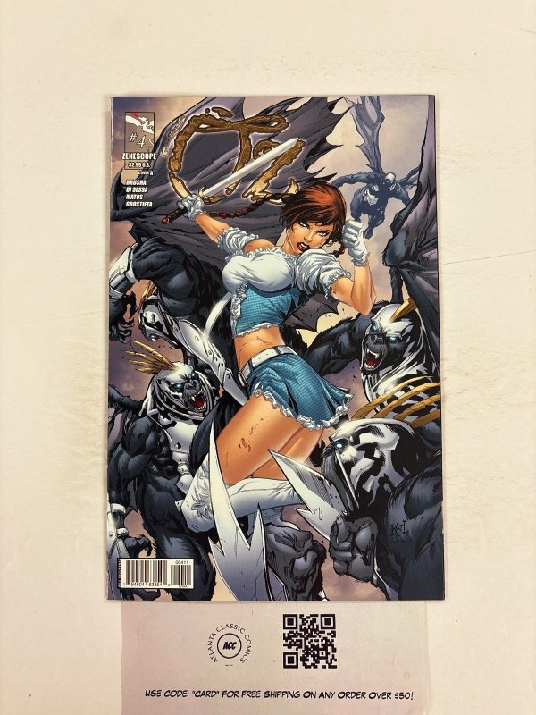 OZ #4 (Zenescope Entertainment), raw comic book in NM condition — front cover