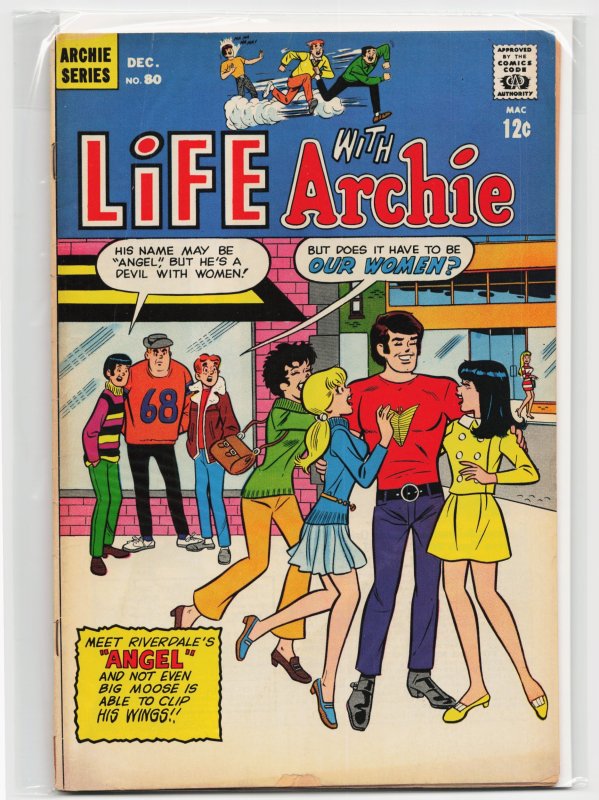 Life with Archie #80 (Archie Comics, 1968), raw, ungraded comic book — front cover