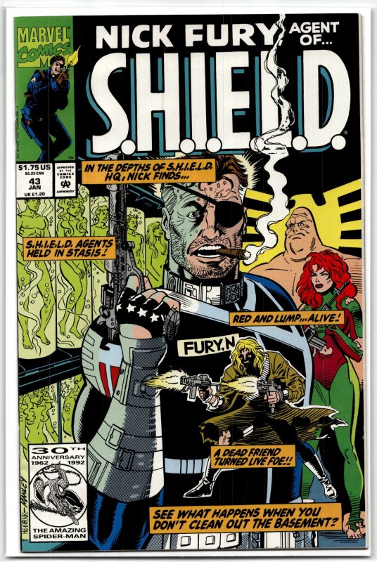 Nick Fury, Agent of SHIELD #43 (1993), raw, ungraded comic book — front cover