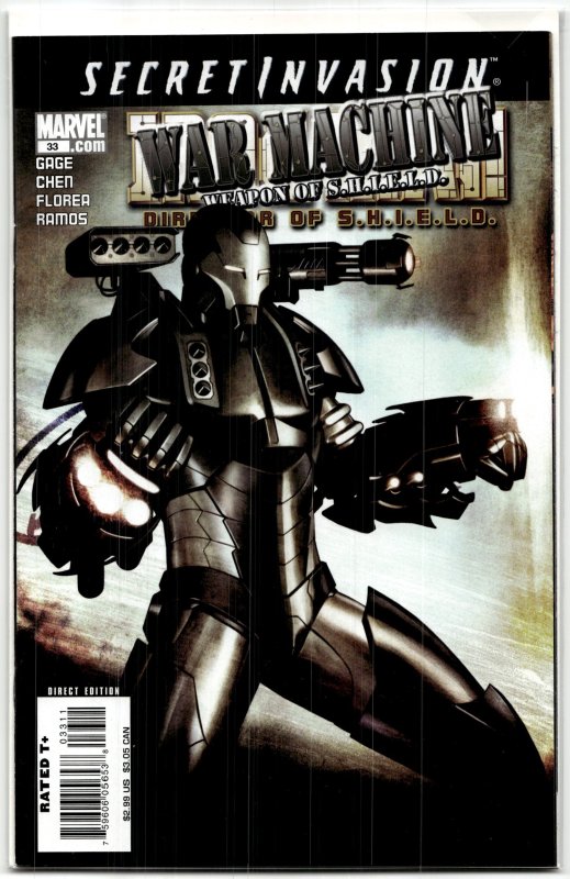 Iron Man #33 (Marvel Comics, 2008), raw, ungraded comic book — front cover
