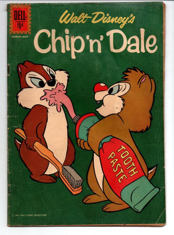 Walt Disney's Chip n Dale #29 (Dell Comics, 1962), raw comic book in GD/VG condition — front cover