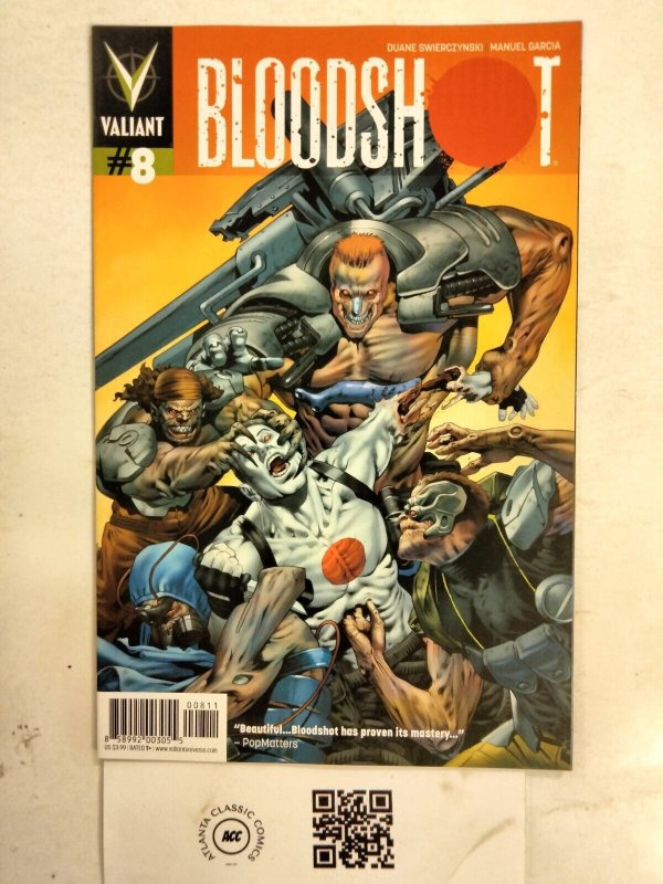 Bloodshot #8 (Valiant Comics), raw comic book in NM condition — front cover