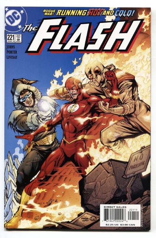 Flash #221 (DC Comics, 2005), raw comic book in NM- condition — front cover