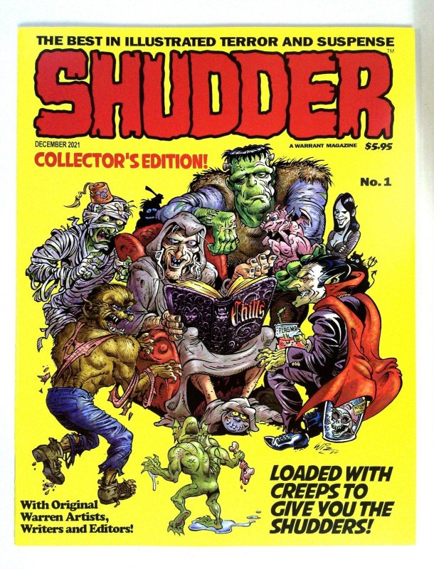 Shudder #1 (2021), raw comic book in NM- condition — front cover