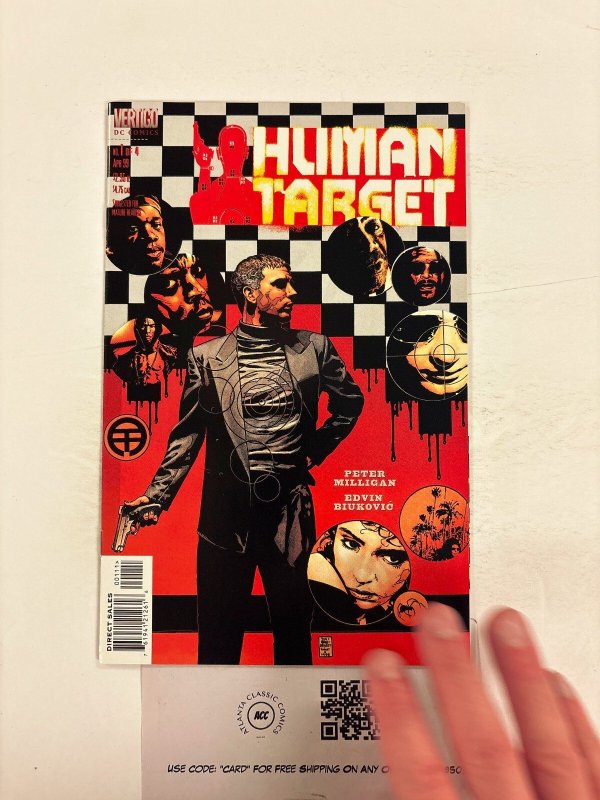 Human Target #1 (DC Comics), raw comic book in NM condition — front cover