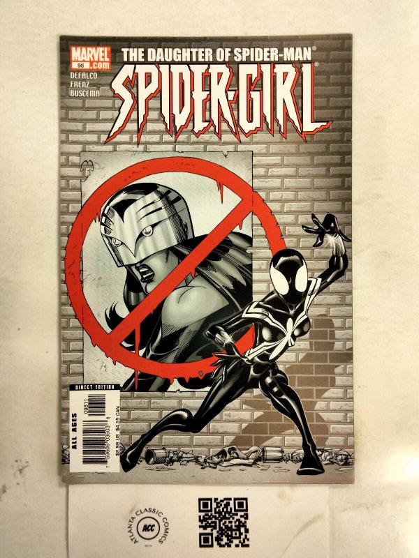 Spider-Girl #98 (Marvel Comics), raw comic book in NM condition — front cover