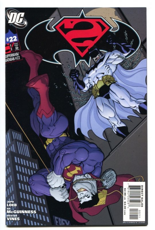 Superman/Batman #22 (DC Comics, 2005), raw comic book in NM- condition — front cover