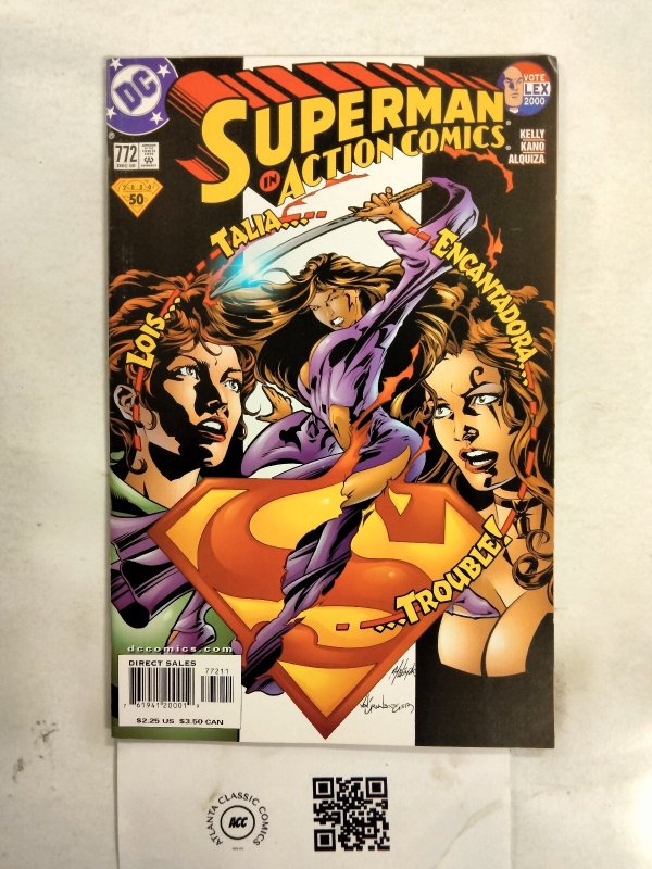 Superman in Action Comics #772 (DC Comics), raw comic book in NM condition — front cover