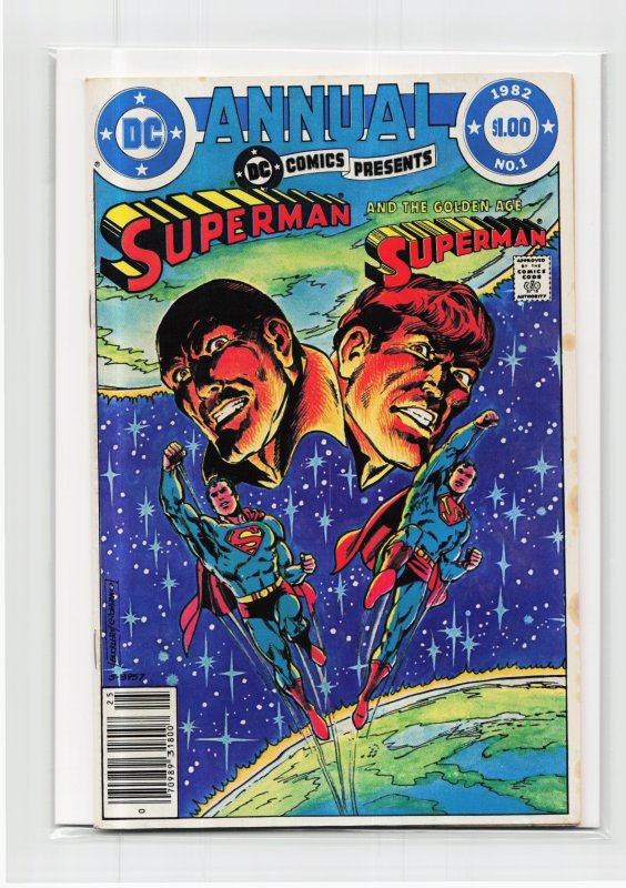Presents Annual #1 (DC Comics, 1982), raw, ungraded comic book — front cover