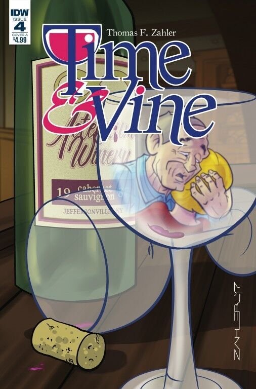 Time & Vine #4 (IDW Publishing, 2017), raw, ungraded comic book — front cover