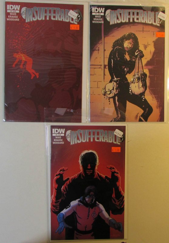 2015 Insufferable Lot of 3 #3, 4, 6 IDW Publishing 1st Print Comic Books (IDW Publishing, 2015), raw, ungraded comic book — front cover