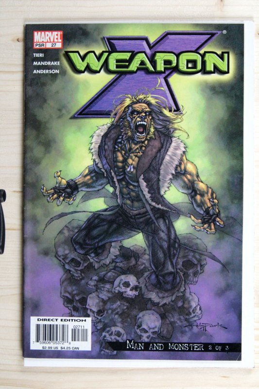 Weapon X #27 (Marvel Comics, 2004), raw comic book in VF 8.0 condition — front cover