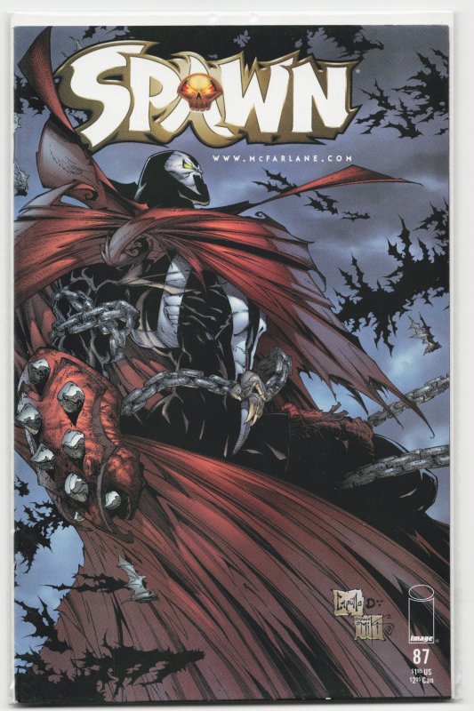 Spawn #87 (Image Comics, 1999), raw, ungraded comic book — front cover