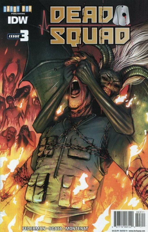 Dead Squad #3 (IDW Publishing, 2014), raw, ungraded comic book — front cover