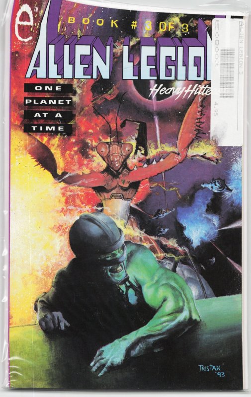 Alien Legion: One Planet at a Time #3 (Dark Horse Comics, 1993), raw, ungraded comic book — front cover
