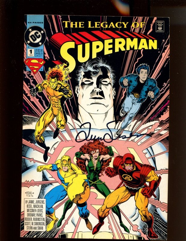 Superman: Legacy of Superman #1 (1993), raw comic book in 7.0 condition — front cover