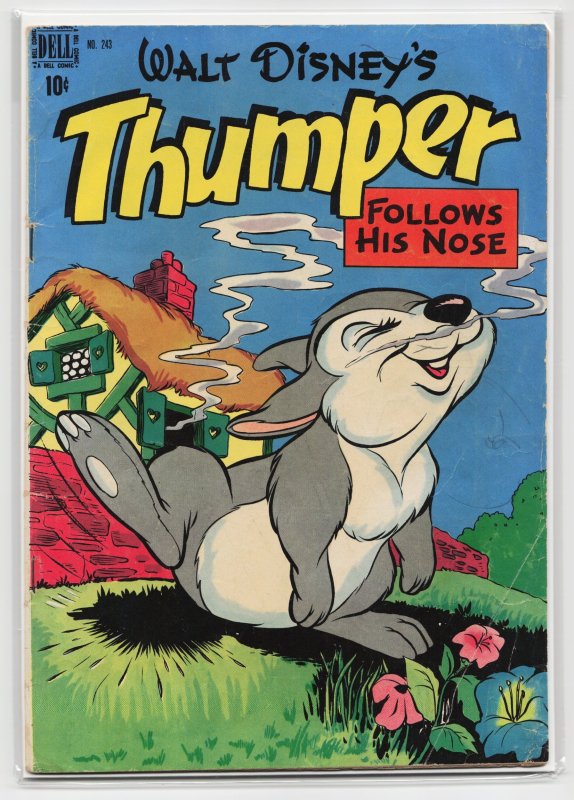 Four Color #243 (Dell Comics, 1949), raw, ungraded comic book — front cover