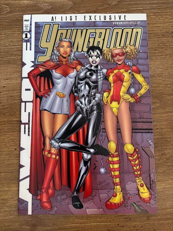 Youngblood #1 (Image Comics, 1992), raw comic book in NM condition — front cover