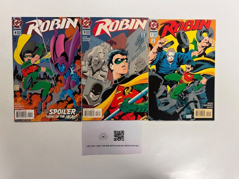 3 Robin DC Comic Books #2, raw, ungraded comic book — front cover