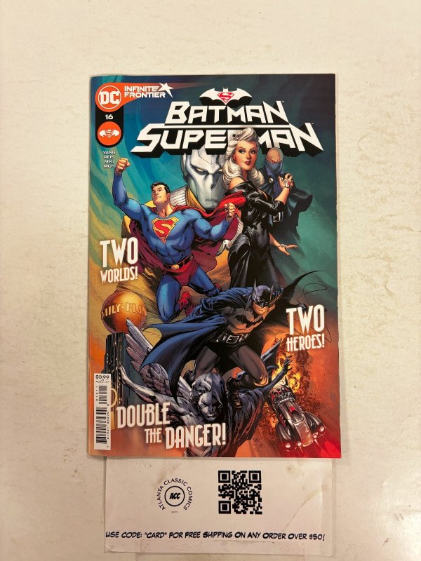 Batman Superman #16 (DC Comics, 2015), raw comic book in NM condition — front cover