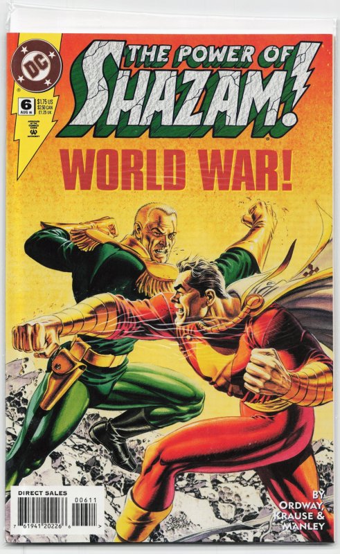 The Power of Shazam! #6 (DC Comics, 1995), raw, ungraded comic book — front cover