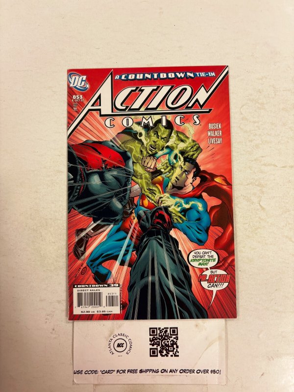 Action Comics #853 (DC Comics), raw comic book in NM condition — front cover