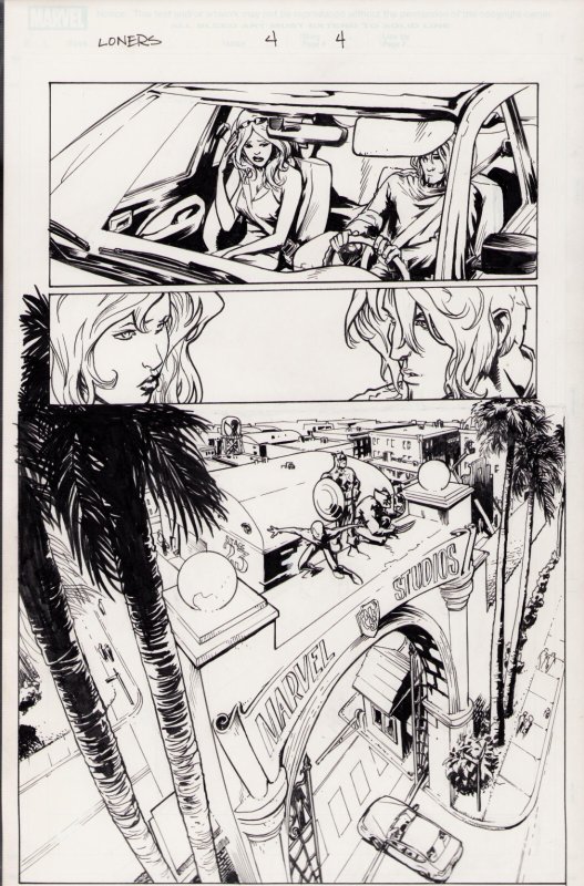 Loners #4 (2007), raw, ungraded comic book — front cover