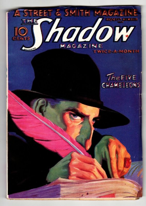Shadow 1932 November 1 High Grade-Street AND Smith-Rare Pulp Fn/vf (1932), raw comic book in FN/VF condition — front cover