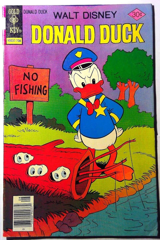 Walt Disney Donald Duck #186 (Gold Key Comics, 1977), raw, ungraded comic book — front cover
