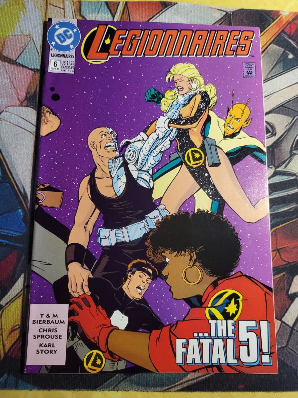 Legionnaires #6 (1993), raw, ungraded comic book — front cover