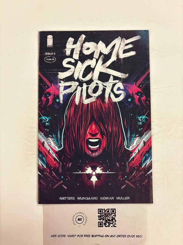 Home Sick Pilots #4 (Image Comics), raw comic book in NM condition — front cover