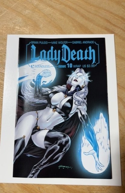 Lady Death #10 (2011), raw comic book in NM condition — front cover