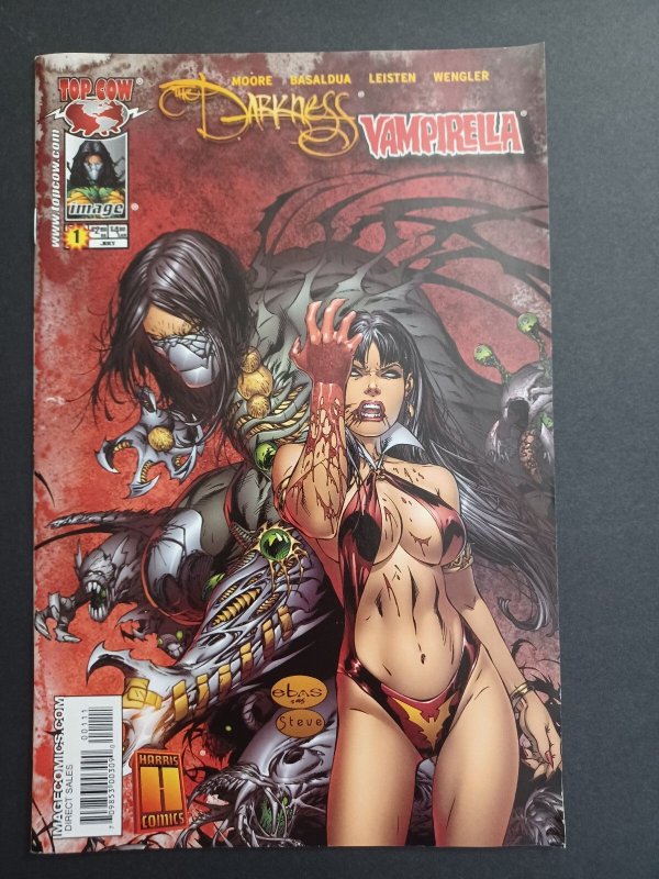 Darkness Vampirella #1 (Top Cow, 2005), raw comic book in NM condition — front cover