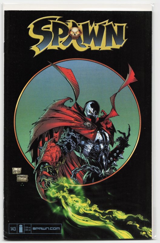 Spawn #143 (Image Comics, 2005), raw, ungraded comic book — front cover