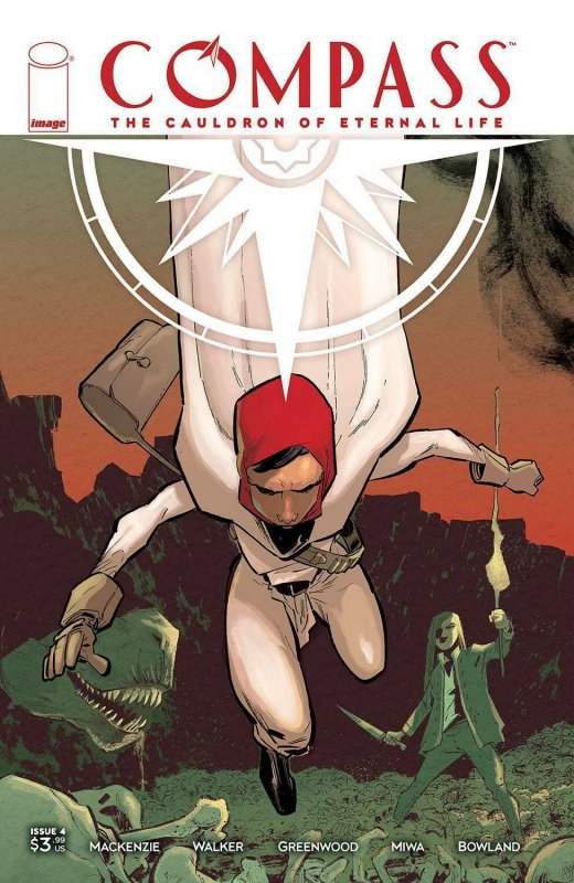 Compass #4 (Image Comics, 2021), raw, ungraded comic book — front cover