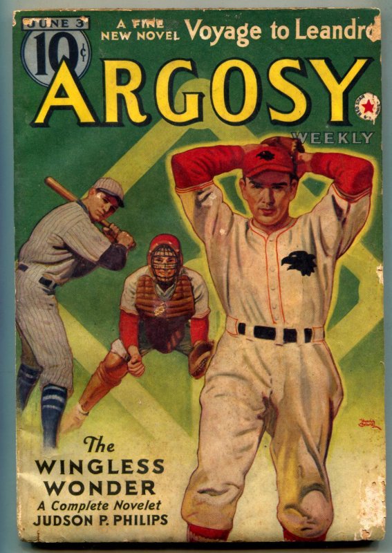 Pulp: Argosy Pulp June #3 (1939), raw comic book in VG condition — front cover
