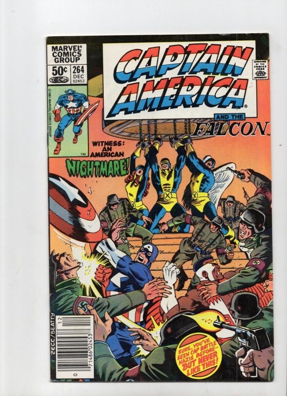 Captain America #264 (Marvel Comics, 1981), raw comic book in VF 8.0 condition — front cover