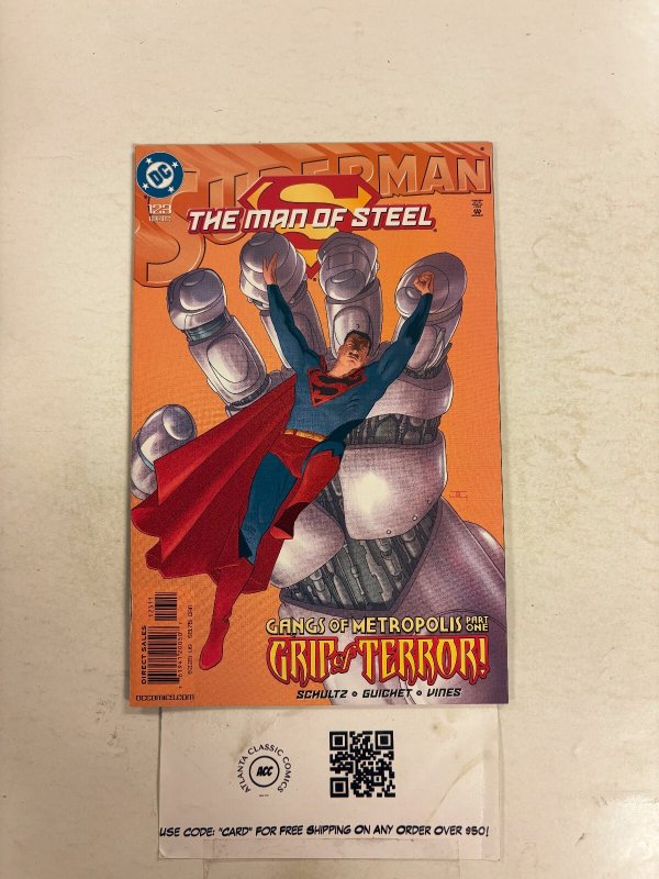 Superman the Man of Steel #123 (DC Comics), raw comic book in NM condition — front cover