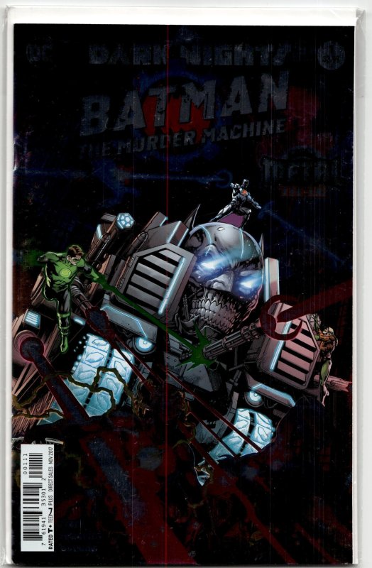 Batman: The Murder Machine (2017) Batman (DC Comics, 2017), raw, ungraded comic book — front cover
