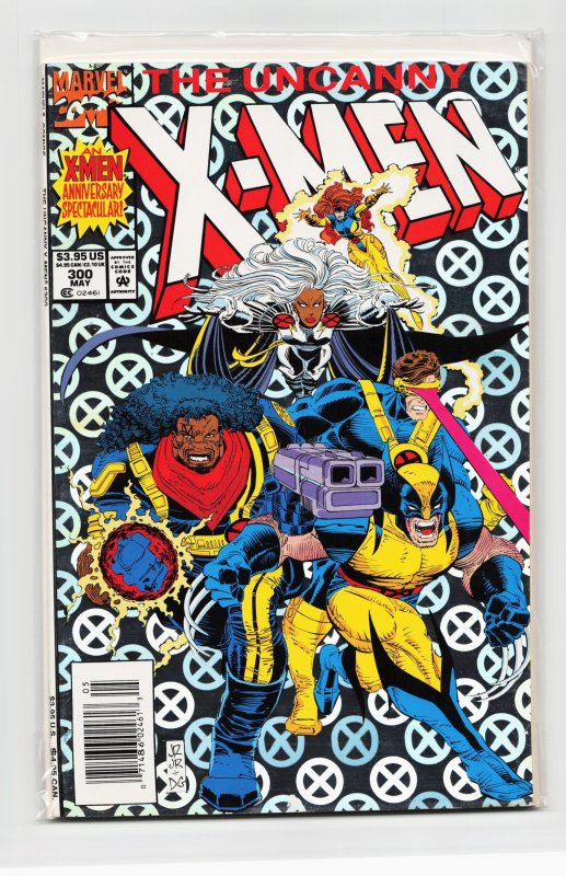 The Uncanny X-Men #300 (Marvel Comics, 1993), raw, ungraded comic book — front cover