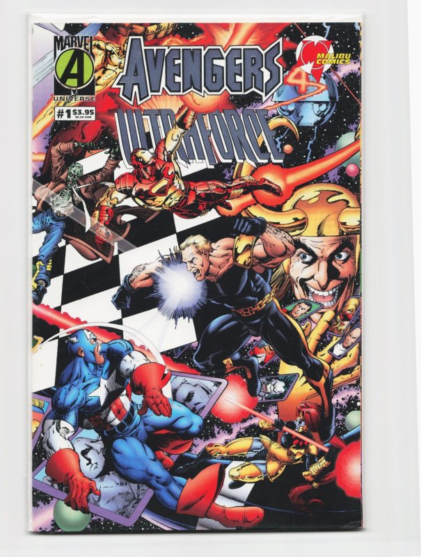 Avengers/Ultraforce (1995) UltraForce (Marvel Comics, 1995), raw, ungraded comic book — front cover