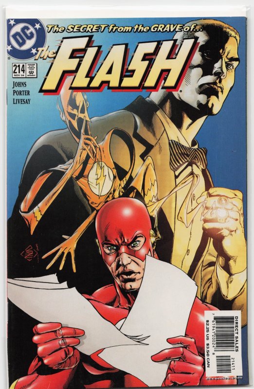 The Flash #214 (DC Comics, 2004), raw, ungraded comic book — front cover