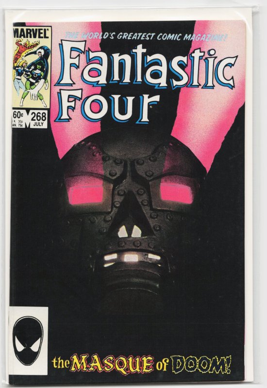 Fantastic Four #268 (Marvel Comics, 1984), raw, ungraded comic book — front cover
