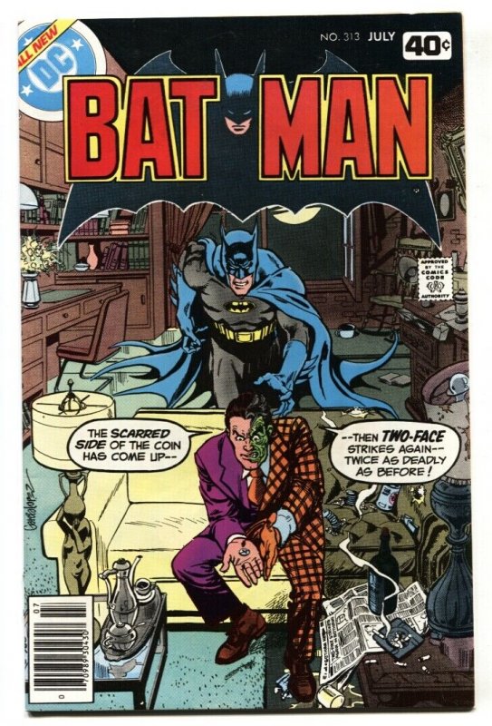 Batman #313-1979 DC 1st Appearance of Tim Fox, the son of Lucius Fox nm- (DC Comics, 1979), raw, ungraded comic book — front cover
