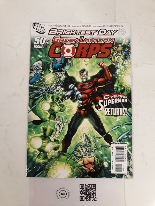 Green Lantern Corps #50 (DC Comics), raw comic book in NM condition — front cover
