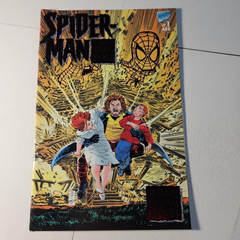 Spider-Man: The Lost Years #1 (Marvel Comics, 1995), raw comic book in NM condition — front cover